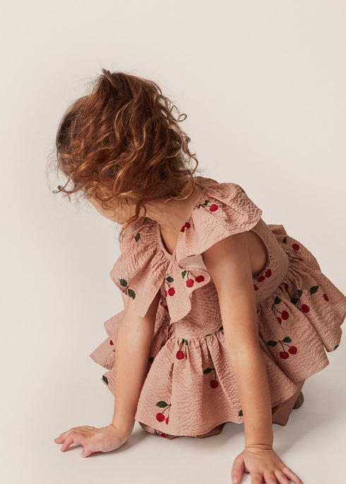 Konges Sloejd / LUNELLA DRESS_MA GRANDE CERISE BLUSH(18M,2y,3y,4y)